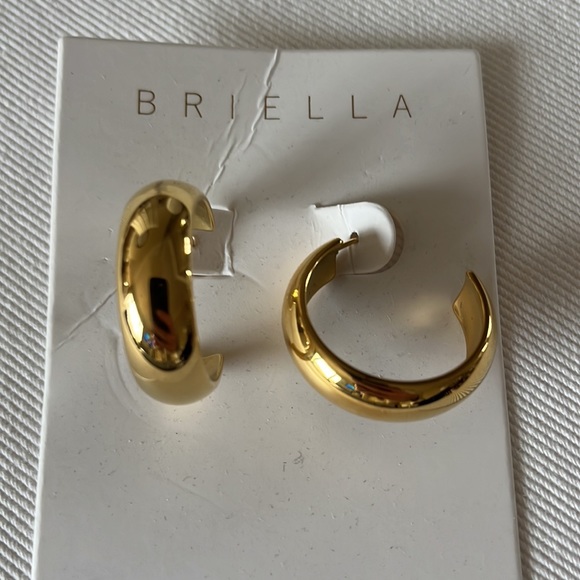 **COPY** Mejuri Chunky Gold Hoops - Picture 3 of 10